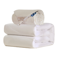 富安娜被芯 100%羊毛蚕丝抑菌二合一被 60S纯棉冬季被芯 203*229cm 白 蚕丝羊毛二合一被（60支A类） 1.5米/1.8米床(203*229cm)