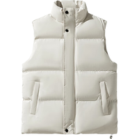 森马集团GENIOLAMODE棉服马甲男潮流坎肩棒球领保暖棉衣背心男女同款基础休闲百搭外套 黑色 XL XL(135斤-150斤)