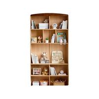 LINSY KIDS林氏儿童书柜自由组合书架带玻璃门 LH079X3-A 1m书柜