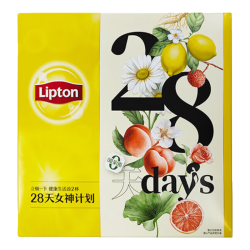 立顿 热泡水果茶组合白桃柠檬西柚荔枝果茶冷泡 送礼7包*4盒 50.4g