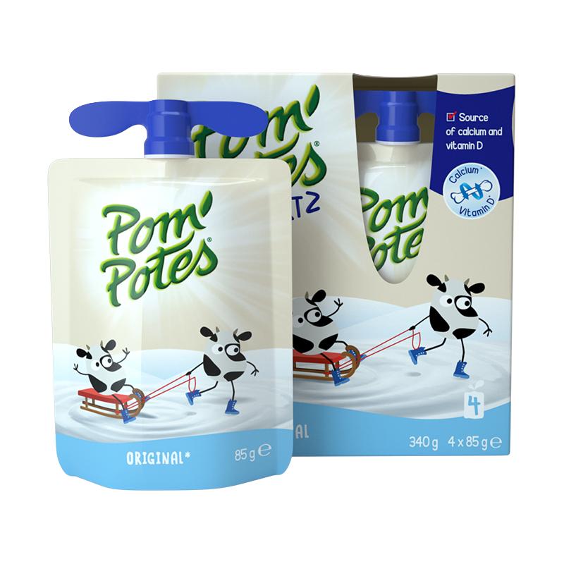 POM'POTES/法优乐儿童酸奶原味85g*4袋