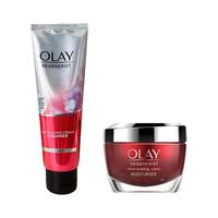 OLAY 玉兰油 新生焕活洁面 100g+大红瓶新生塑颜面霜 50g