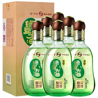 泸州老窖 绿豆大曲 51.8度 金之豆酒 礼盒装露酒 500ml*6瓶 整箱年货