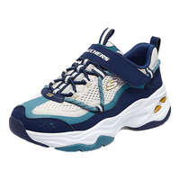 SKECHERS 斯凯奇 童鞋休闲男女童运动鞋中大童熊猫鞋老爹鞋405210L 海军蓝色/多彩色/NVMT320元