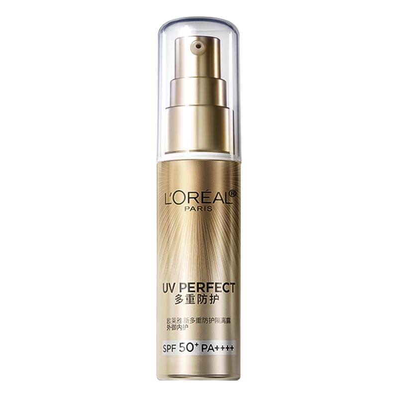  L'OREAL PARIS/巴黎欧莱雅 SPF50+ 防晒乳  小金管30ml*2，小银管30ml*2，小金管30ml+小银管30ml
