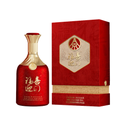 五粮液 喜庆装 浓香型白酒  整箱装 52%vol 500mL