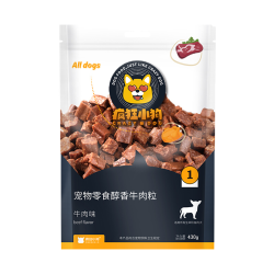 疯狂小狗 狗狗零食宠物泰迪幼犬成犬食品训狗奖励鸭胸肉 黄金鸭肉条 100g
