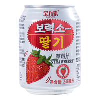 宝力素 葡萄汁果粒果汁饮料芒果草莓汁果肉饮品整箱小瓶罐装
