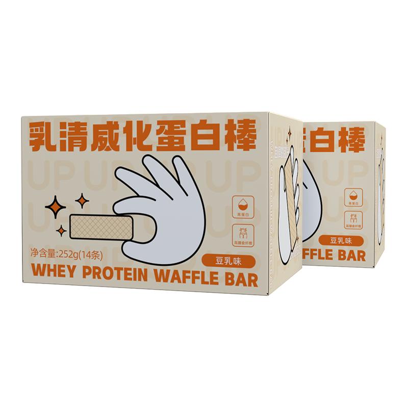 优谷说 乳清威化蛋白棒 豆乳味 252g
