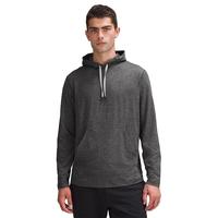 lululemon丨Soft Jersey 男士针织套头连帽卫衣 芯吸 LM3EXOS 杂色黑/杂色石墨灰 L