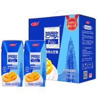 SANYUAN 三元 冰岛式酸奶 (箱装、12盒、黄桃&芒果)