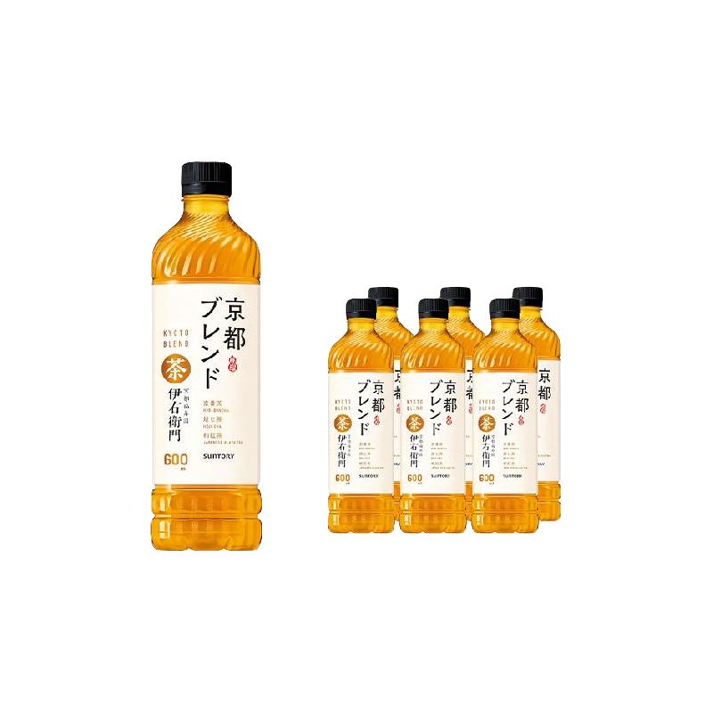 SUNTORY三得利伊右卫门3种原料混合茶饮料600mlX6瓶装