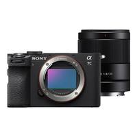  SONY/索尼 新一代 全画幅双影像微单相机+SEL35F18F镜头+专业套装  单头套机 黑色 F1.8 35mm