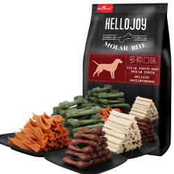 HELLOJOY 狗狗零食磨牙棒泰迪成犬磨牙去牙垢 清新口气咬胶800g