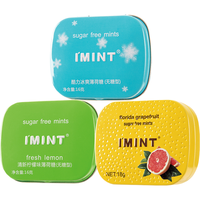 I' MINT 益美滋 无糖薄荷糖组合装 3口味 16g*3盒（清新柠檬味+蜜柚维C味+酷力冰爽味）