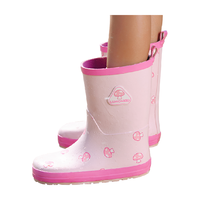 Lemonkid儿童幻趣卡通雨鞋防滑防水男女童柔韧材质高弹柔软橡胶雨鞋耐用 生椰抹茶(绿色) 31码