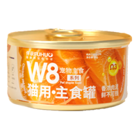 俘获 猫主食湿粮营养猫罐头 鸡肉三文鱼味1罐+猫条6支