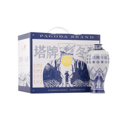 塔牌 冬酿 典藏八年 花雕酒 500ml*6 瓶 瓷瓶装