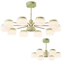 雷士 NVC   Lighting奶油风舒适光吊灯全光谱客厅大灯餐厅灯全光谱灯具灯饰全屋套餐 10头+6头全光谱套餐【一室一厅】