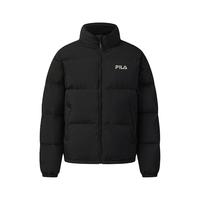 FILA斐乐男士羽绒服2025冬季宽松保暖运动外套RGB多彩羽绒 【升级款】正黑色-BK 185/104A/XXL