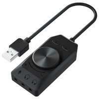 moge 魔羯 MC2202 USB外置7.1声卡免驱筒 USB 外置声卡转换器