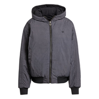 adidas宋雨琦同款双面穿飞行员运动保暖棉服女秋冬阿迪达斯三叶草 石墨黑/黑色(宋雨琦同款)