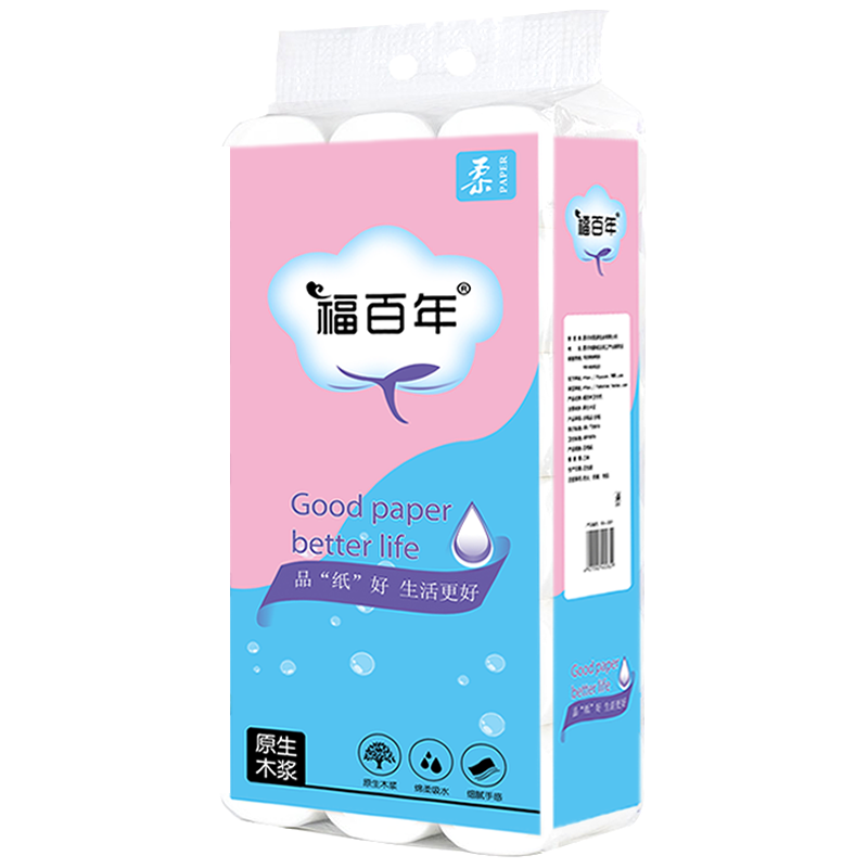  福百年 加厚 卷纸  2000g/提