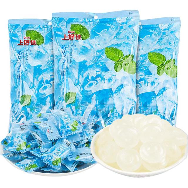 上好佳 薄荷糖强劲清凉硬糖500g