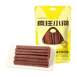疯狂小狗 补钙 狗零食  补钙牛肉条170g