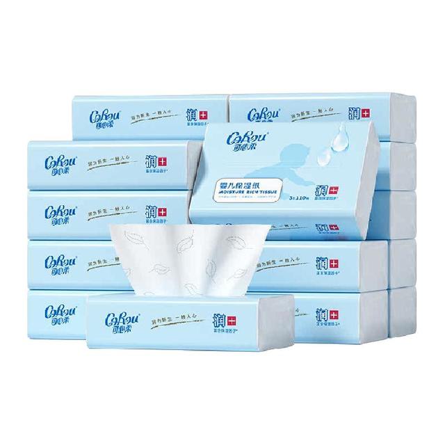 值选：可心柔 母婴儿云柔新生儿保湿纸巾110抽18包
