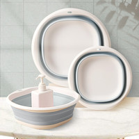 麦可人 MEKARE 可折叠脸盆三件套带3个挂钩