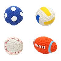 宜特 乳胶发声玩具球小号四件套狗狗玩具趣味互动磨牙耐咬陪伴解闷宠物用品
