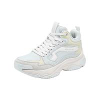  SKECHERS/斯凯奇 轻质耐磨 女士休闲鞋  灰色/多彩色 37