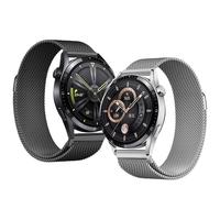 羽博 米兰磁吸钢带 适用华为GT3/三星Watch4 智能手表表带