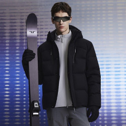 保暖服饰jlindeberg金林德伯格鹅绒防水透湿滑雪连帽短款羽绒服