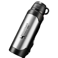 富光保温壶大容量旅行壶宝宝冲奶水壶家用暖壶热水壶户外不锈钢车载壶 本色 1900ml