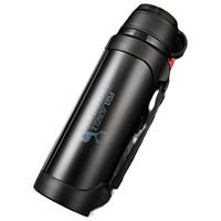 富光保温壶大容量旅行壶宝宝冲奶水壶家用暖壶热水壶户外不锈钢车载壶 黑色 1900ml