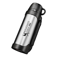 富光保温壶大容量旅行壶宝宝冲奶水壶家用暖壶热水壶户外不锈钢车载壶 本色 1200ml