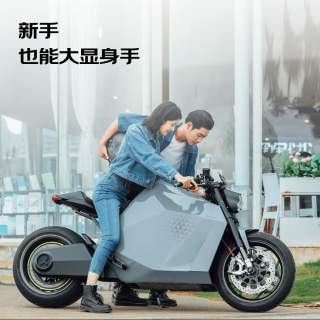 DAVINCI 达芬骑 DC100 高性能电动摩托车 充电桩锂电池摩托车