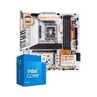 七彩虹 主板CPU套装COLORFIRE B760M-MEOW WIFI D5橘影橙+英特尔(Intel) i5-14400F CPU