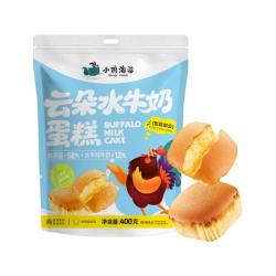 小鸡海蒂 水牛奶蛋糕黄油蛋糕儿童早餐营养小面包休闲零食下午茶点心 水牛奶蛋糕400g