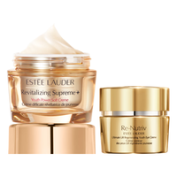 ESTEE LAUDER雅诗兰黛 眼面精修套组 (白金眼霜15ml+胶原乳霜75ml)化妆品套装护肤品礼盒