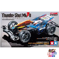 田宫 95463 四驱车 雷击MK2 透明软壳 MSL底盘 刻字胎 