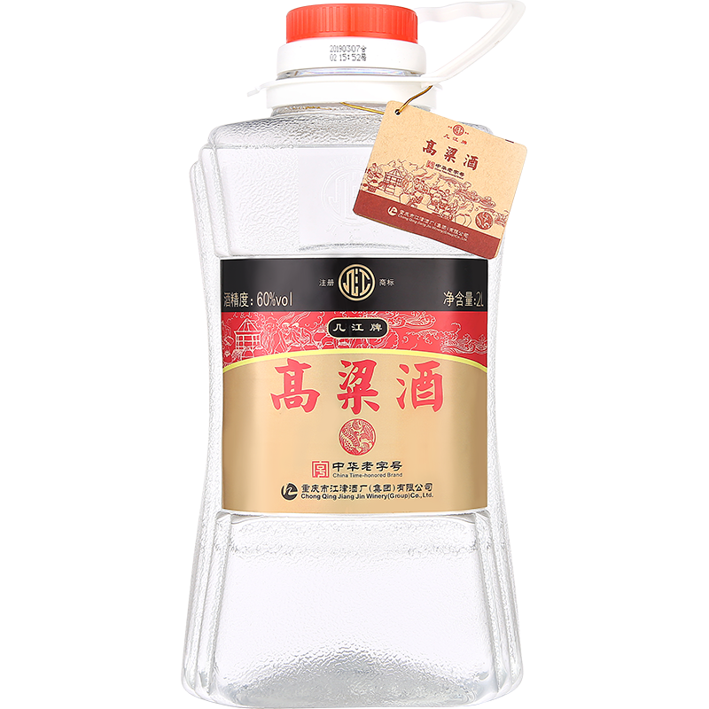  jijiangpai/几江牌 纯粮老酒 江津高粱酒  清香型 4000mL 桶装 60%vol