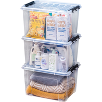 Jeko&Jeko 捷扣 JEKO塑料全透明35L中号3只装