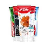 Colgate高露洁牙膏家庭套装多效护理大容量清新口气防蛀亮白5支装S1