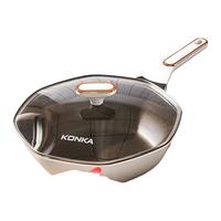 康佳（KONKA）麦饭石炒锅不粘锅家用八角不沾炒菜电磁炉燃气灶通用32cm
