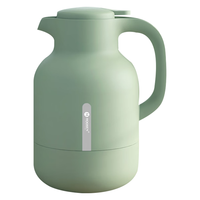 慕馨(moosen) 保温壶家用大容量高颜值暖水壶玻璃内胆按压式开水壶开水瓶暖瓶 黄色【保温银胆保温更持久】 2L