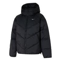 耐克（NIKE）女装 2025冬季运动服保暖厚款连帽羽绒服时尚舒适外套 黑色/绒子含量85% S