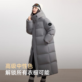 雅鹿热核系列长款羽绒服女冬季2025高充绒量加厚东北外套